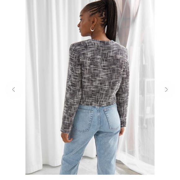Nwt Other Stories Tailored Tweed Jacket 